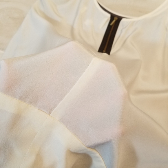 {S/P} Brochu Walker Two Toned Silk Tank Top - Picture 4 of 9